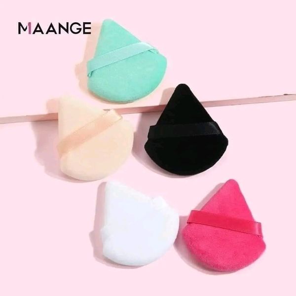 MAANGE 5 Pice Triangle Powder Puff Set