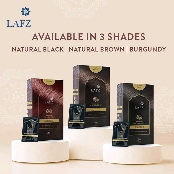 LAFZ halal permanent hair color cream