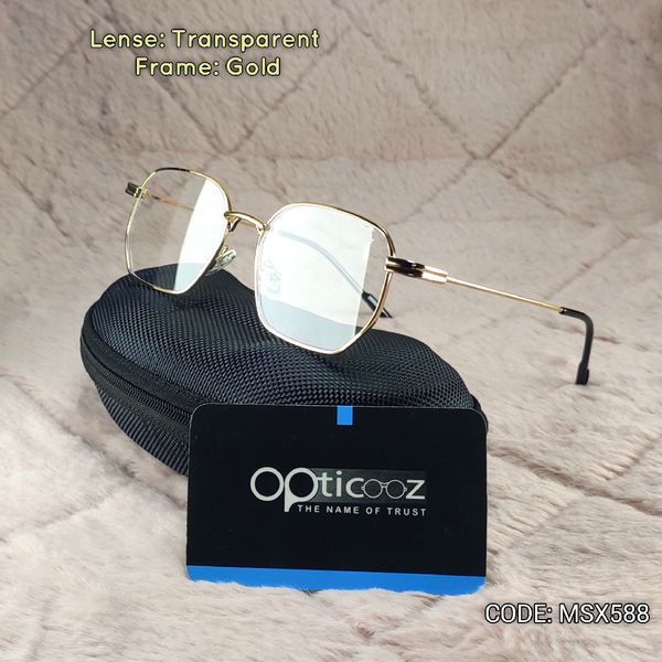 Premium Gold Metal Frame Eyewear