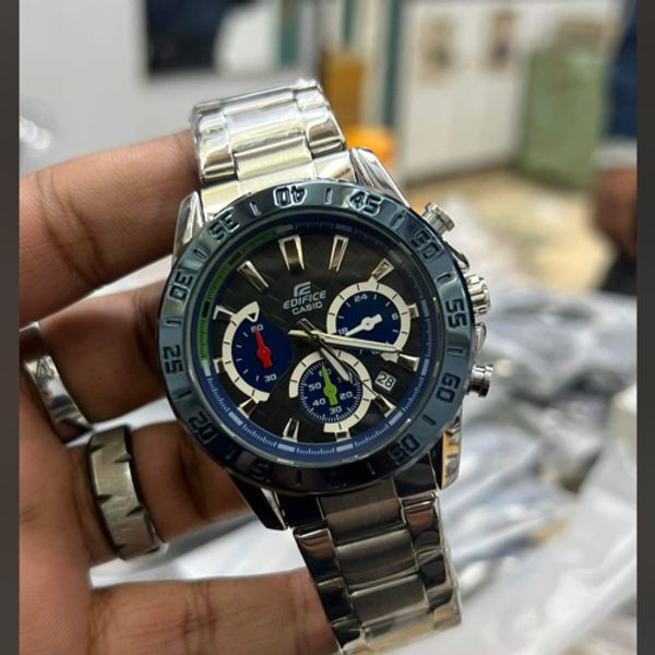edifice silver ch BLU
