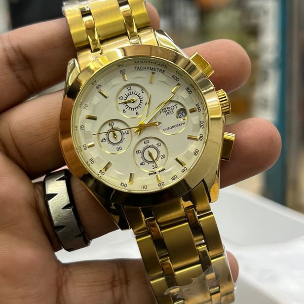 TISSOT GOLDEN CH WHITE DIAL