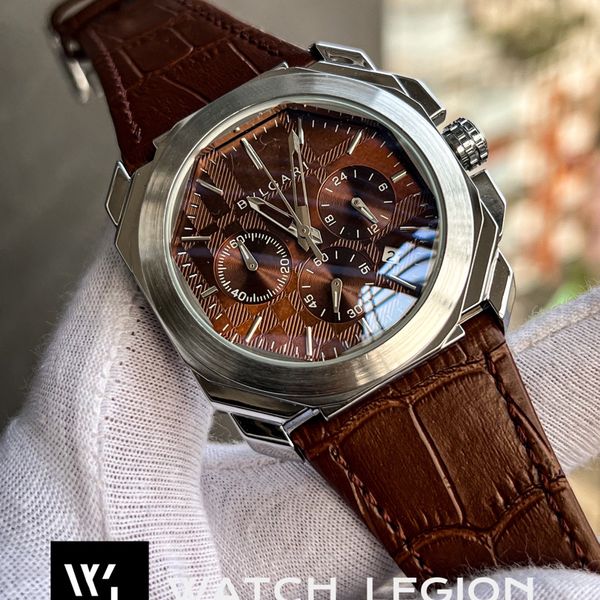 BVLGARI BELT BROWN DIAL
