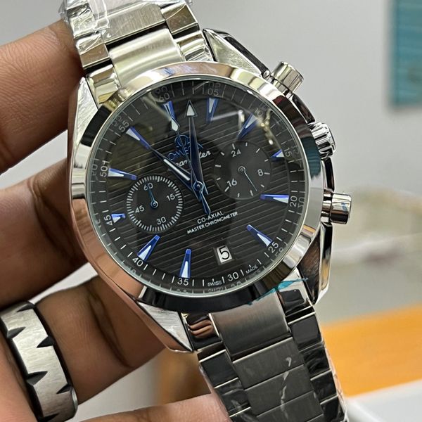 OMEGA SEAMASTER F.S,BLK DIAL,BLU.DIGIT