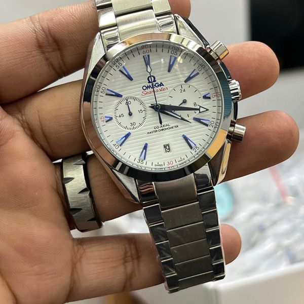 OMEGA SEAMASTER F.S,WHITE DIAL,BLU.DIGIT