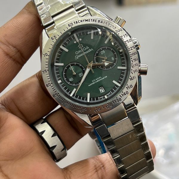 OMEGA SPEEDMASTER CH 57 GREEN DIAL