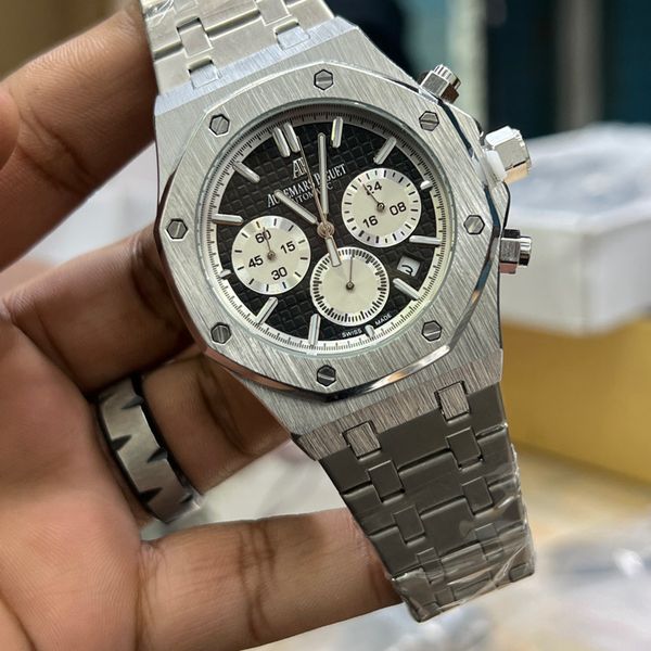 AP CHRONO FS, BLK DIAL, WHITE SUB,