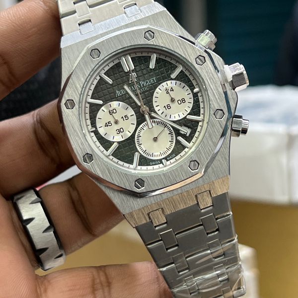 AP CHRONO FS, OLIVE DIAL, WHITE SUB,
