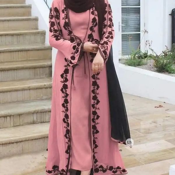 New Embroidery Abaya Borka - Image 3