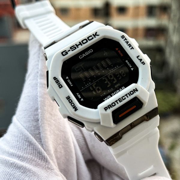 GSHOCK GBD 200 FULL WHITE