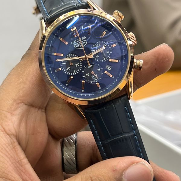 TAG BELT 3 CHRONO RG BODY BLU BELT,DIAL RUBEL