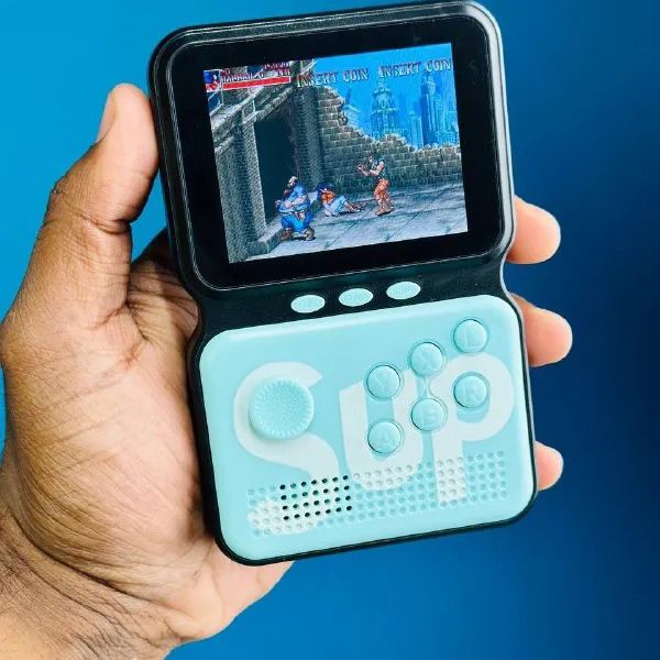 Sup M3 Video Games Consoles Retro Classic 900 Games In 1 Handheld Gaming Players Sup Console Game Box- Green Color