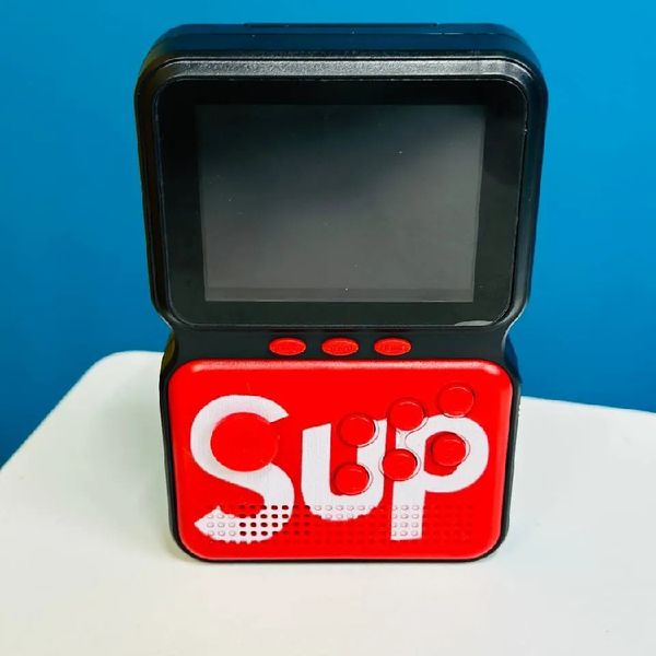 Sup M3 Video Games Consoles Retro Classic 900 Games In 1 Handheld Gaming Players Sup Console Game Box- Red Color