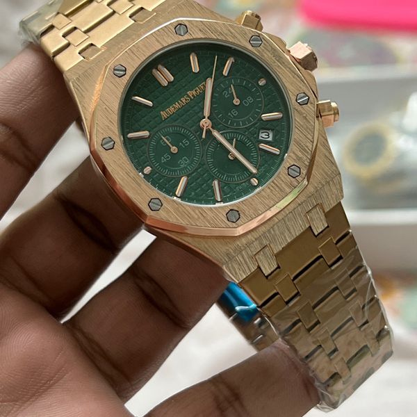 AP CHRONO RG GREEN DIAL SHAJAN