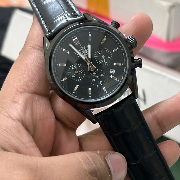 TAG BELT 3 CHRONO BLK BODY BLK BELT,DIAL SHAJAN