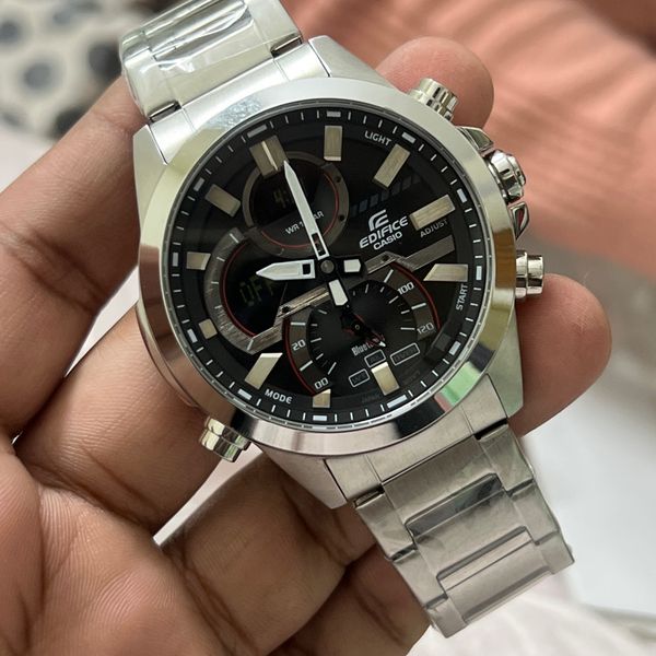 EDIFICE CH AAA ECB 30DC 1ADF FS BLK DIAL
