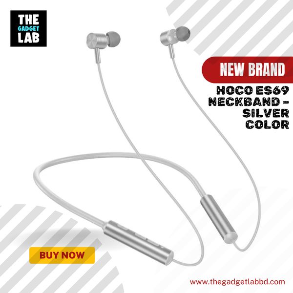 HOCO ES69 NECKBAND-SILVER COLOR