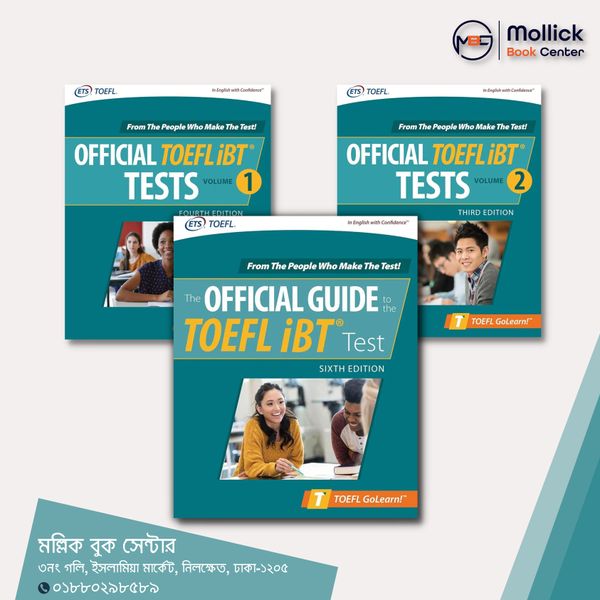 Official Guide To The TOEFL iBT Test Set (Guide, Volume 1, Volume 2)