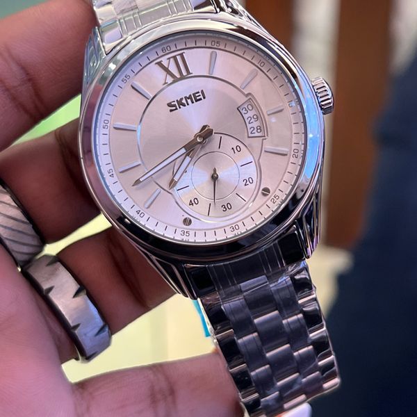 SKMEI 9319 WHITE DIAL