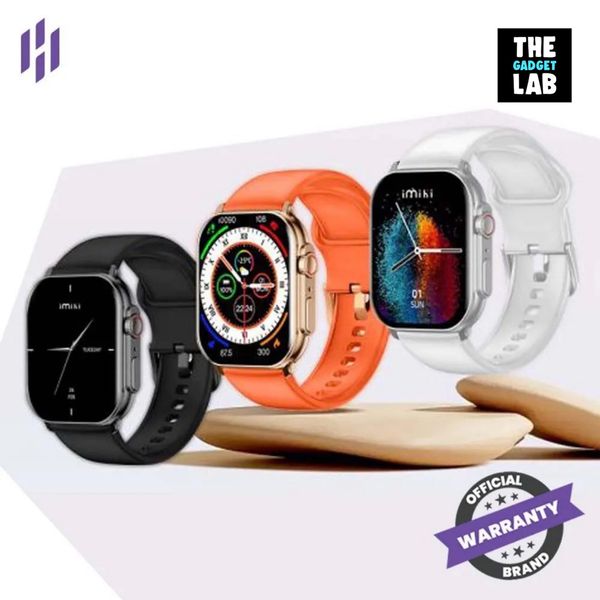 Imiki SF1 Smart Watch (Bluetooth Calling) – Gold Color - Image 2