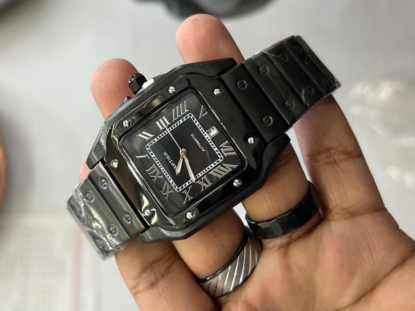 CARTIER DE SANTOS CH FULL BLK