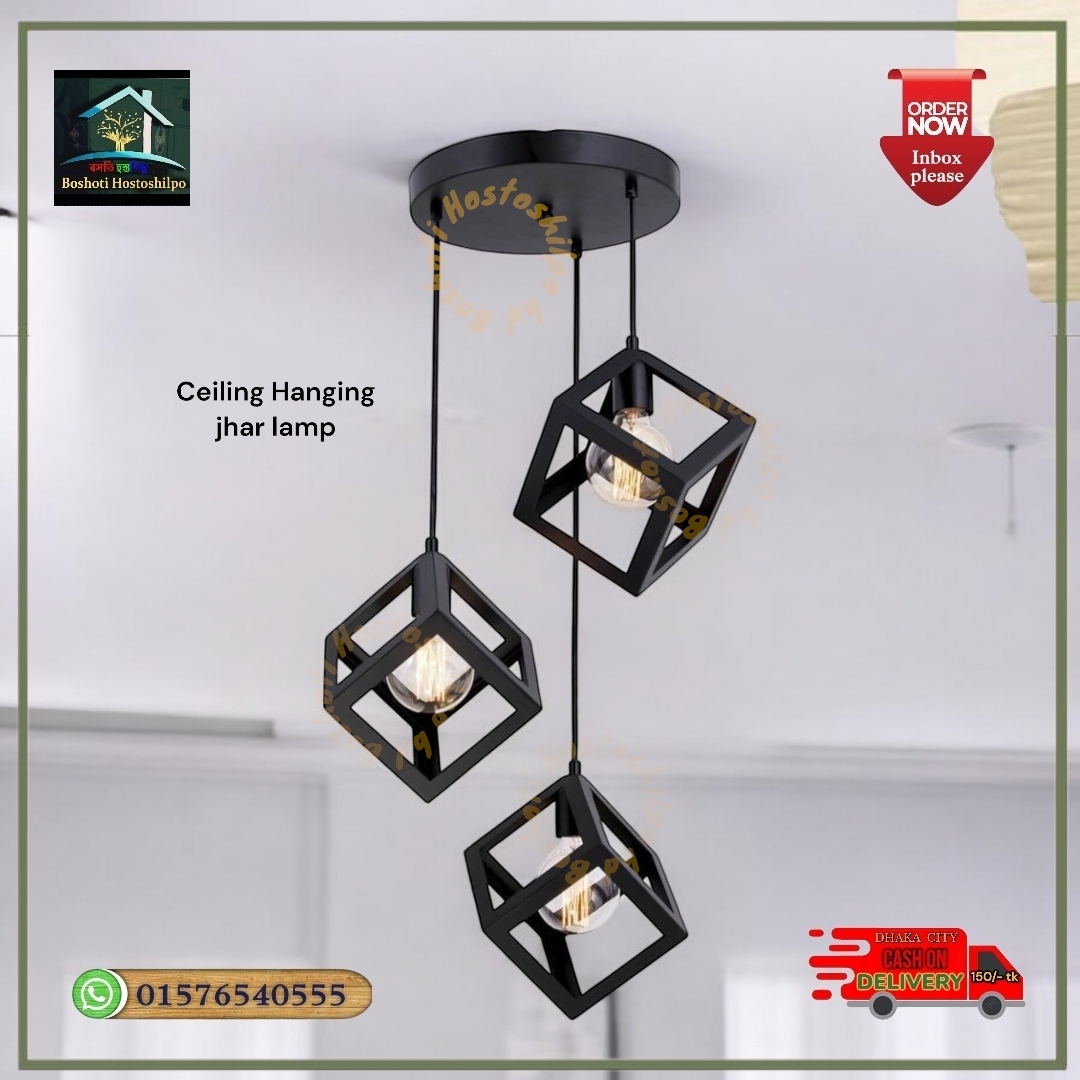 Ceiling hanging jhar lamp