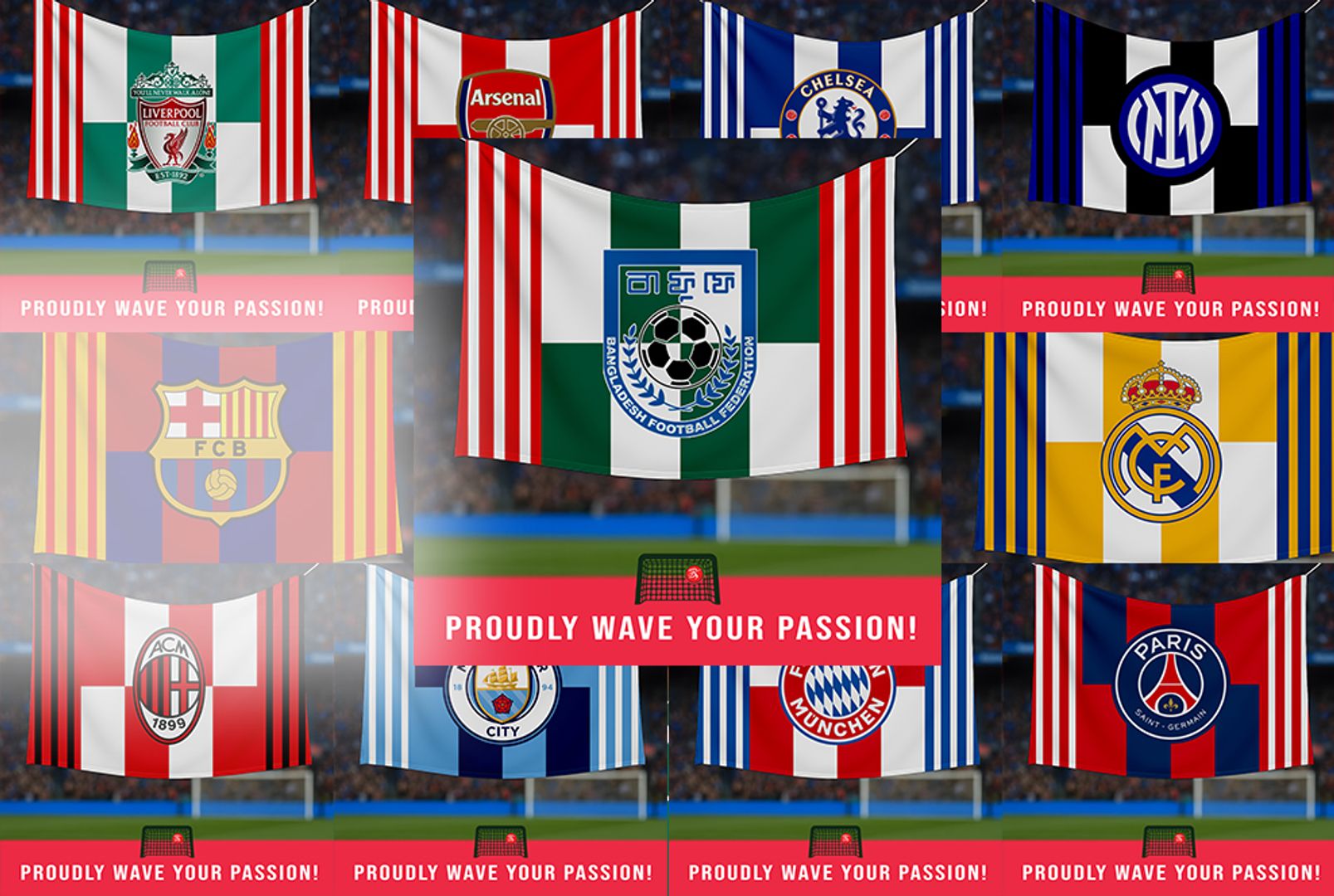 Premium Flag for Wave Your Passion