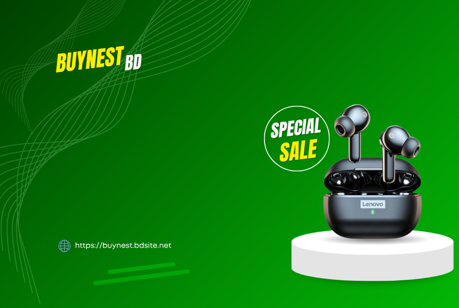 🎧 Experience True Wireless Freedom with Lenovo!